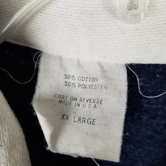 Vintage USA Sweatshirt Golden Gate Bridge Puffy Graphic 1/4 Zip Pull Over Collar - Picture 5 of 12